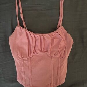 Hollister Pink Crop Top